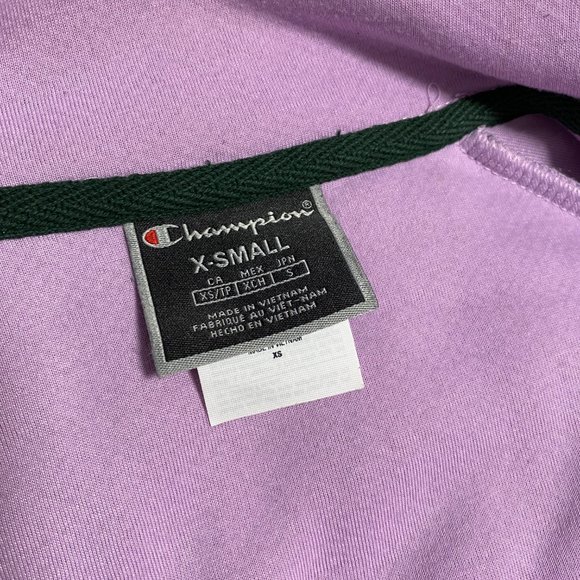 Champion Purple & Green Sherpa Button Up Jacket - Picture 5 of 6